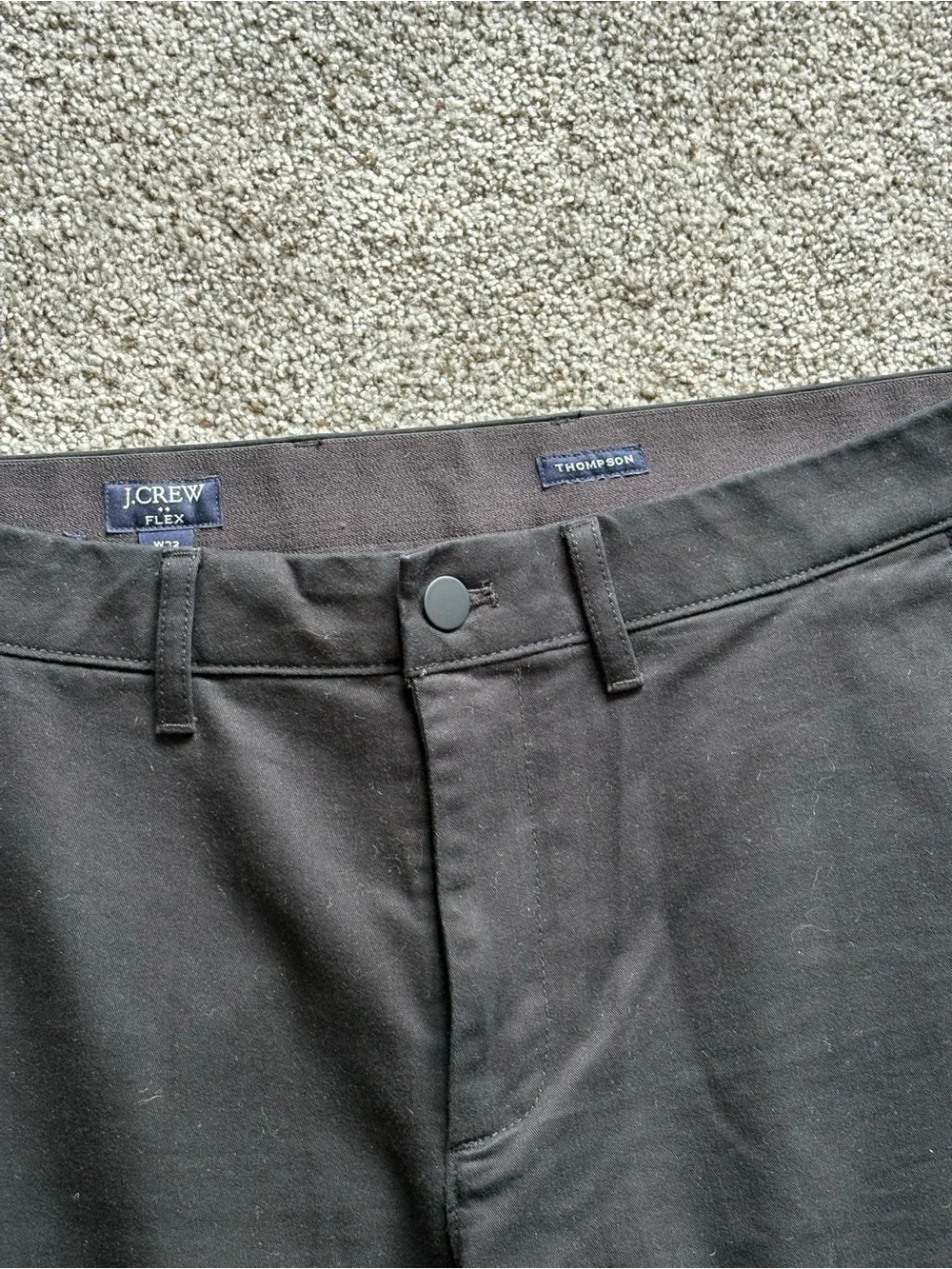 J. Crew Black Chino Pants - Slim Straight